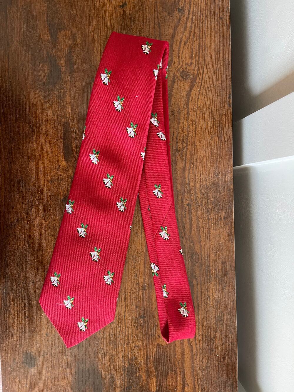 Cape Cod Holiday bells tie